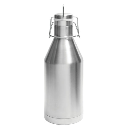 64 oz. Vacuum Insulated Growler with Swing-Top Lid - Celebrate Prints