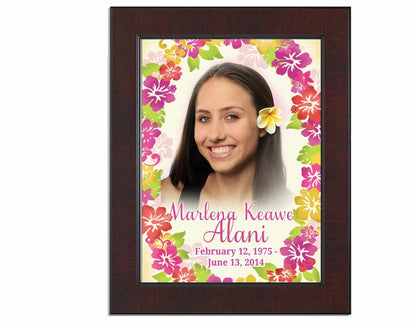 Aloha Memorial Portraits Poster framed