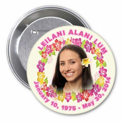 Aloha Memorial Buttons