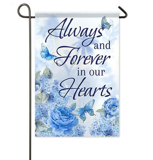 Always and Forever Garden or Cemetery Flag - Celebrate Prints