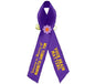 Alzheimer's Awareness Ribbon Purple Ribbon Color