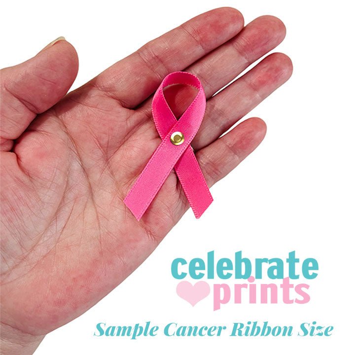 1 Pcs Hot Pink Ribbon Pin / Breast Cancer Awareness