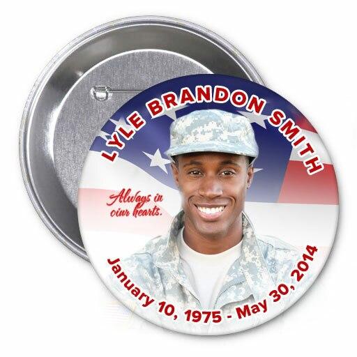 America Memorial Button Pins