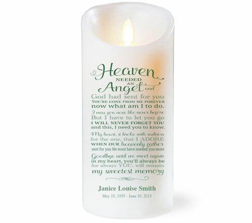 Needed An Angel Dancing Wick Memorial LED Candles
