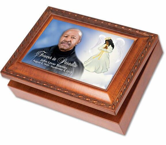 Angel Keepsake & In Loving Memory Memorial Music Box