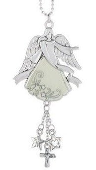 Angel Watch Over Us Memorial Car Charm - Celebrate Prints