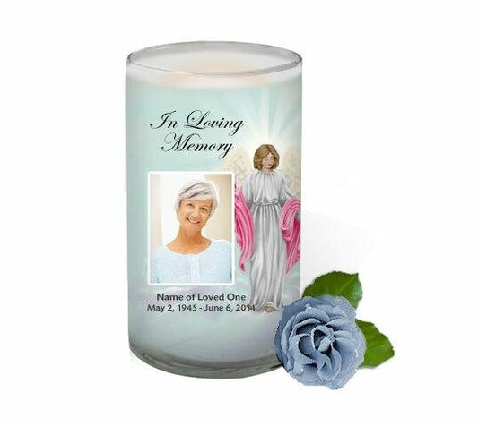 Angelina Memorial Glass Candle 3x6