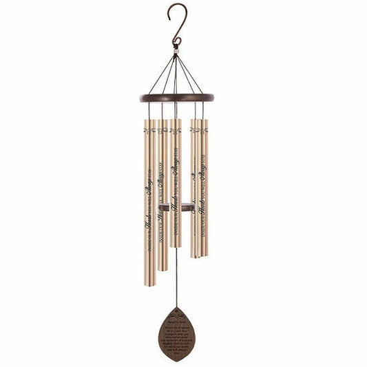 Angel's Arms Wood Comfort Sonnet Wind Chime - Celebrate Prints