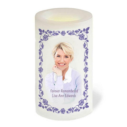 AnnaBelle Flameless In Loving Memory Memorial LED Candle front