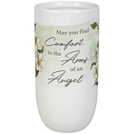 Arms of An Angel Ceramic Memorial Vase - Celebrate Prints