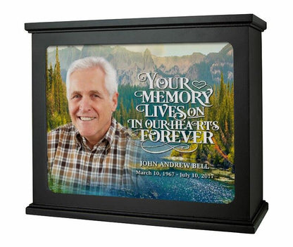 At The Lake Memorial Photo Light Box | Funeral Program Site