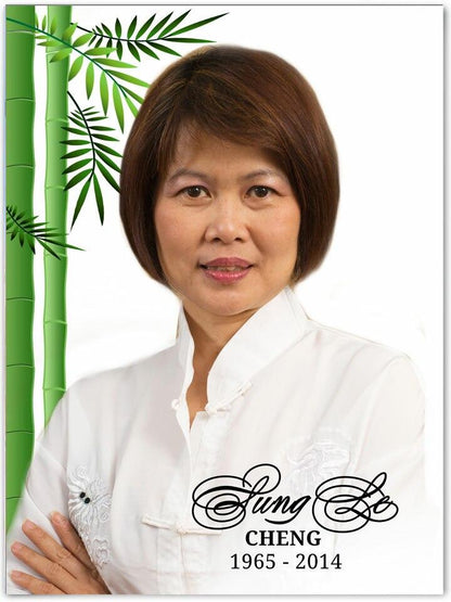 Bamboo Memorial Portrait Poster