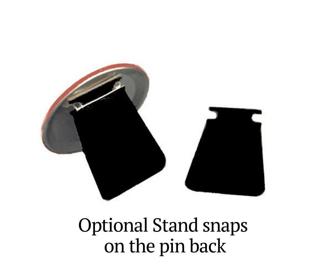 Baseball Memorial Button Pins | Funeral Program Site backing