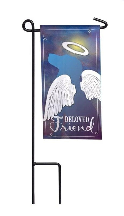 Fly With Angels Mini Memorial Flag With Stand