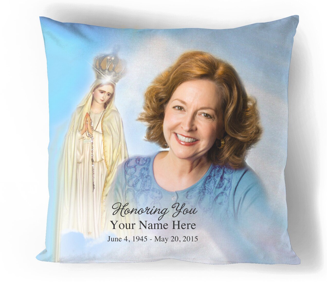 Blessed Personalized In Loving Memory Memorial Pillows
