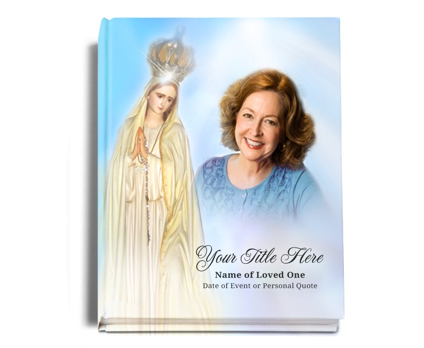 Blessed Perfect Bind Memorial Funeral Guest Book - Celebrate Prints