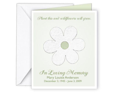 Blossom Plantable Memorial Card (Pack of 25) - Celebrate Prints