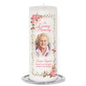 Blush Memorial Wax Pillar Candles