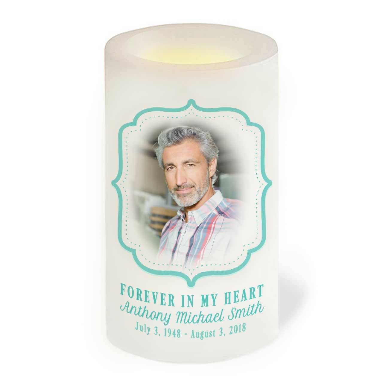 Brandon Flameless LED Memorial Candle front