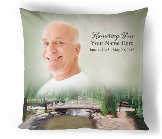 Bridge In Loving Memory Memorial Pillows