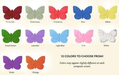 Butterfly Plantable Memorial Bookmark (Pack of 12) - Celebrate Prints
