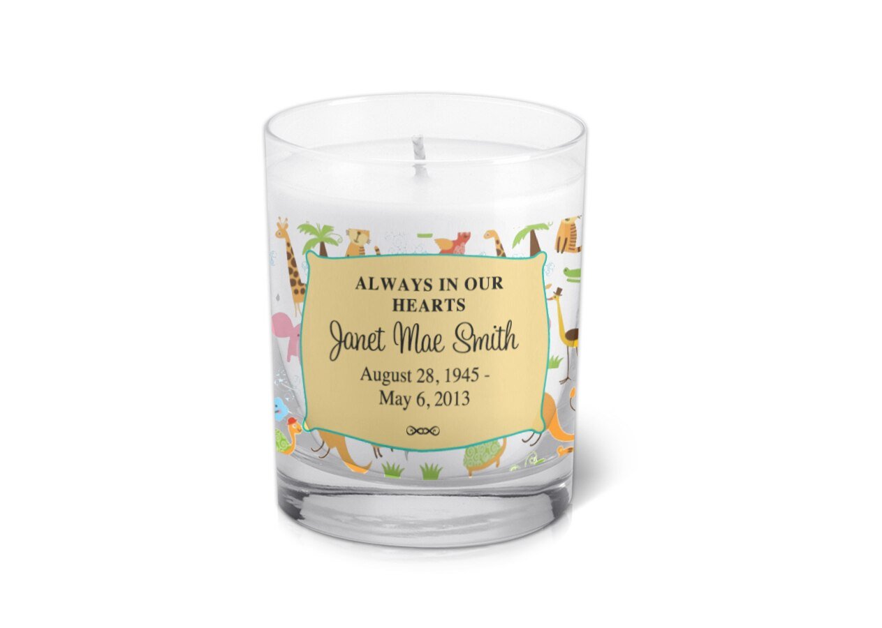 Candace Personalized Votive Memorial Candle - Celebrate Prints