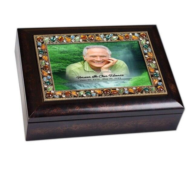 Cascade In Loving Memory Jewel Music Memorial Keepsake Box