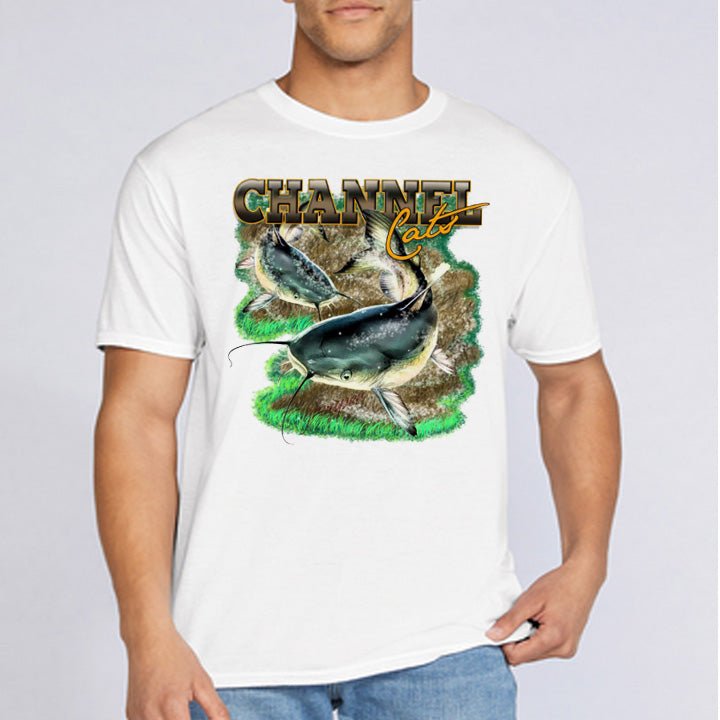 Catfish Fishing Fisherman T-Shirt - Celebrate Prints