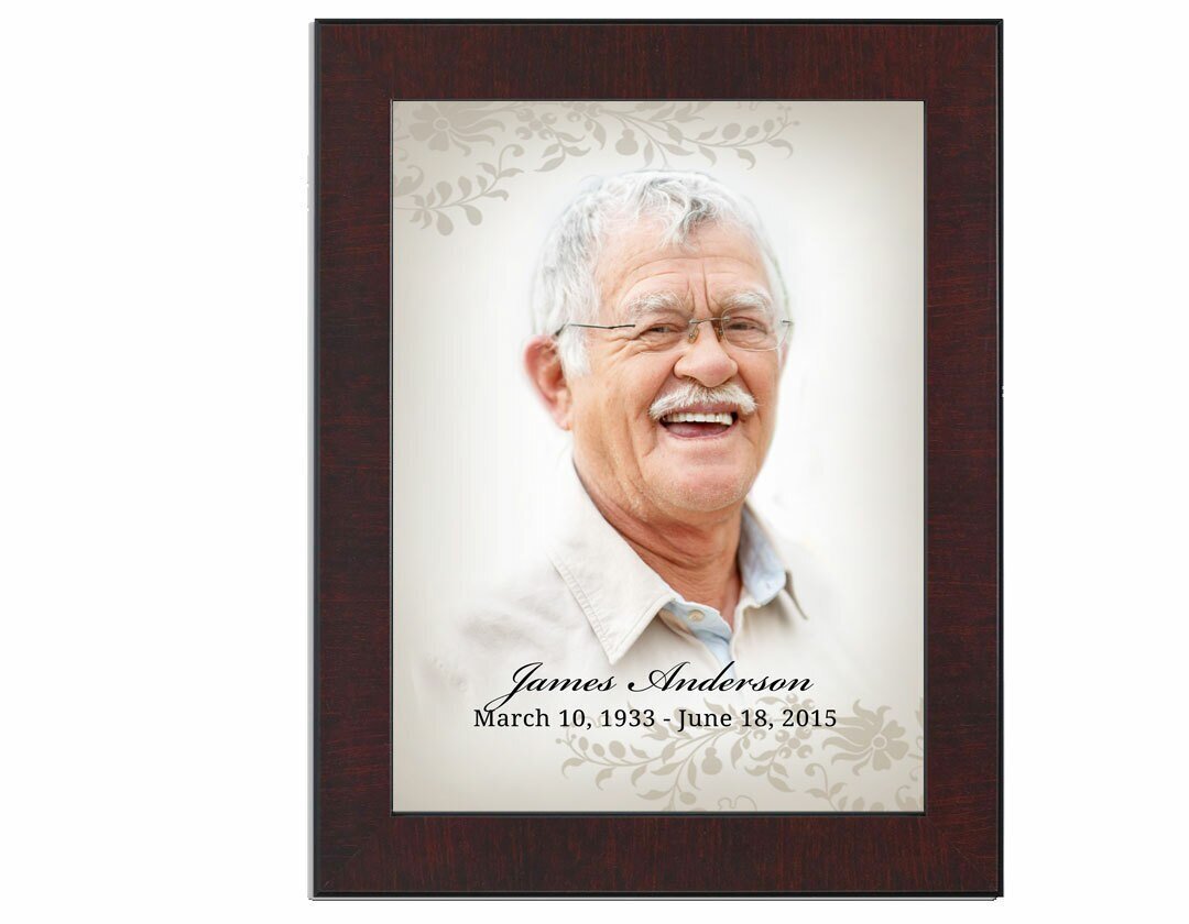 Ceasar In Loving Memory Memorial Portrait Poster framed