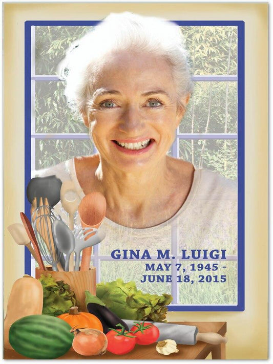 Chef In Loving Memory Memorial Portrait Poster