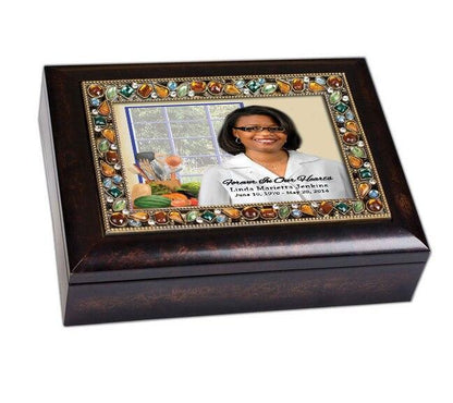 Chef Jewel Music In Loving Memory Memorial Keepsake Box