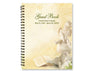 Cherub Spiral Wire Bind Memorial Guest Book