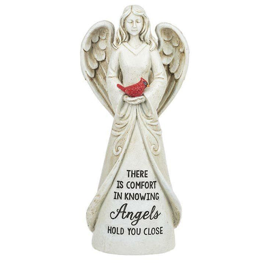 Comfort Cardinal Memorial Angel Figurine - Celebrate Prints