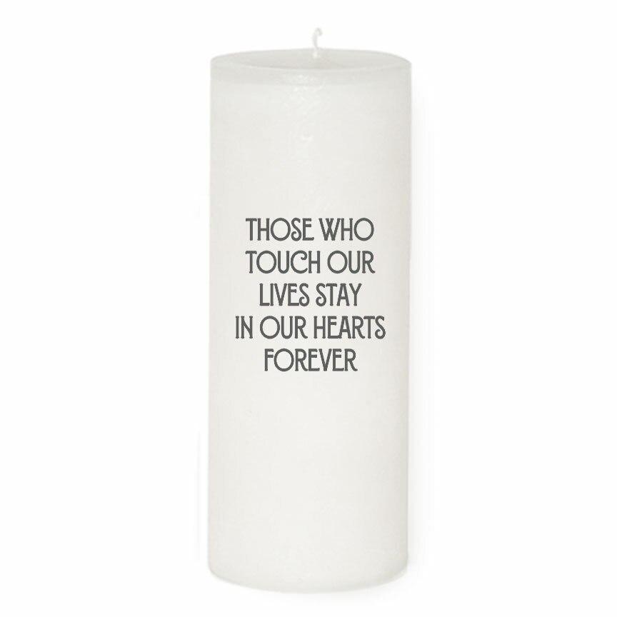 Cross Dove Personalized Wax Memorial Candle - Celebrate Prints