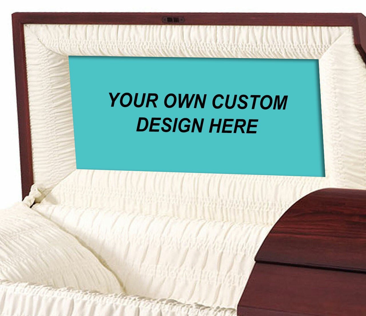 Custom Casket Head Panel Insert Your Design - Celebrate Prints