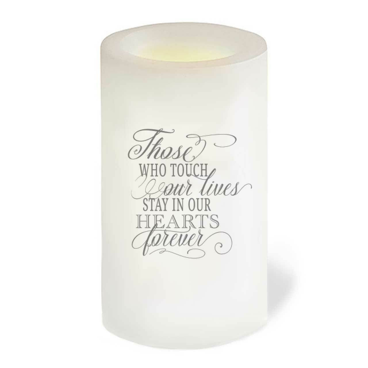 Dandy Personalized Flameless LED Memorial Candle - Celebrate Prints