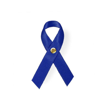 Fundraising For A Cause | Dark Blue Ribbon Shaped Stickers – Dark Blue  Awareness Stickers for Colon Cancer, Child Abuse, Rectal Cancer &  Huntington's