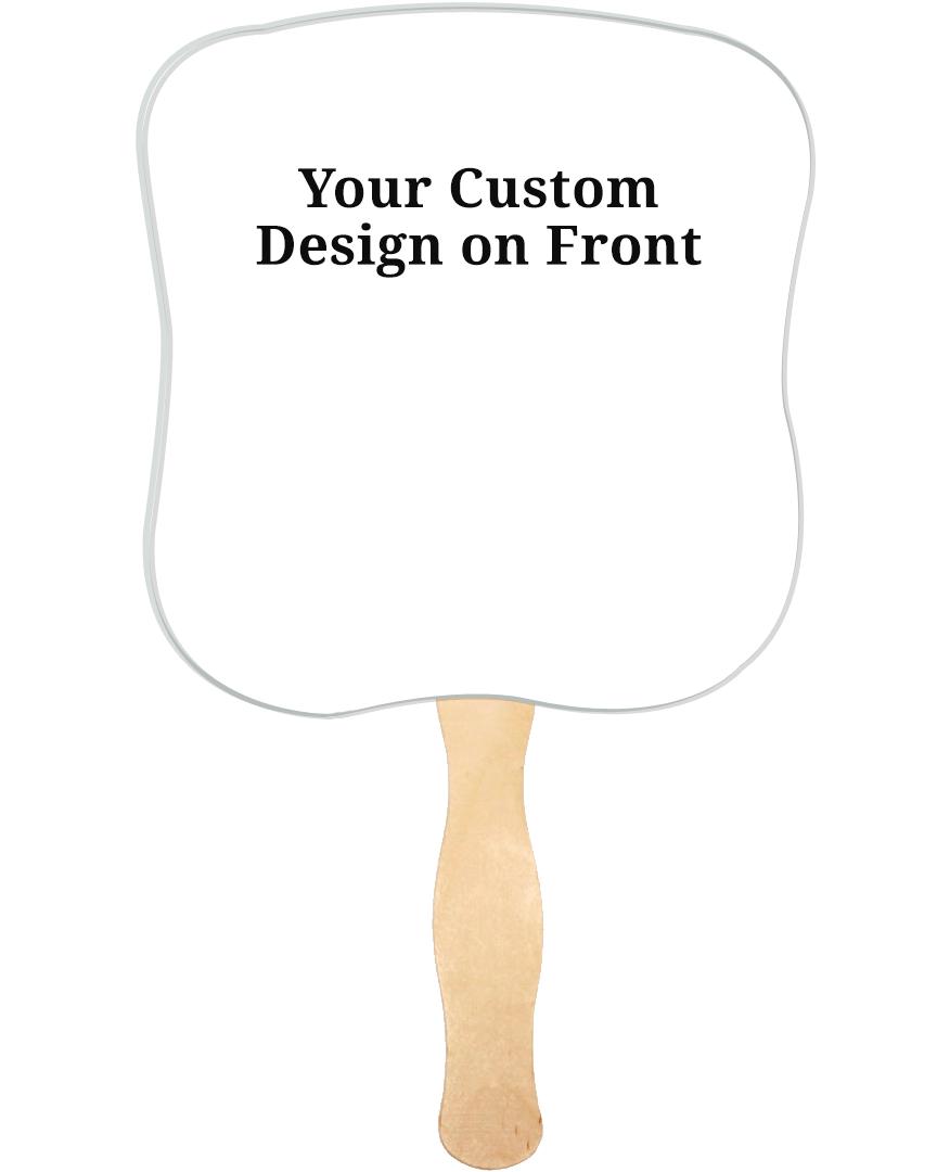 Design Your Own Memorial Fan With Wooden Handle (Pack Of 10) - Celebrate Prints