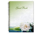 Divine Spiral Wire Bind Memorial Funeral Guest Book - Celebrate Prints