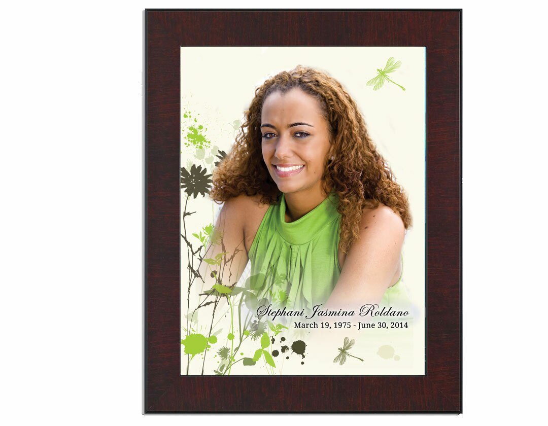 Dragonfly Funeral Memorial Poster - Celebrate Prints