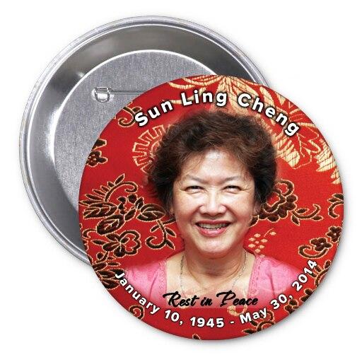 Dynasty Memorial Button Pin (Pack of 10) - Celebrate Prints