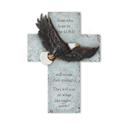 Eagle's Wings Wall Cross - Celebrate Prints