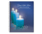 Enlighten Spiral Wire Bind Memorial Funeral Guest Book - Celebrate Prints