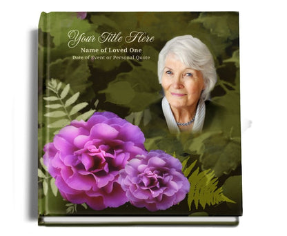 Essence Perfect Bind Memorial Funeral Guest Book - Celebrate Prints