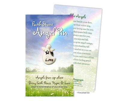 Faithstone Angel Pin - Celebrate Prints