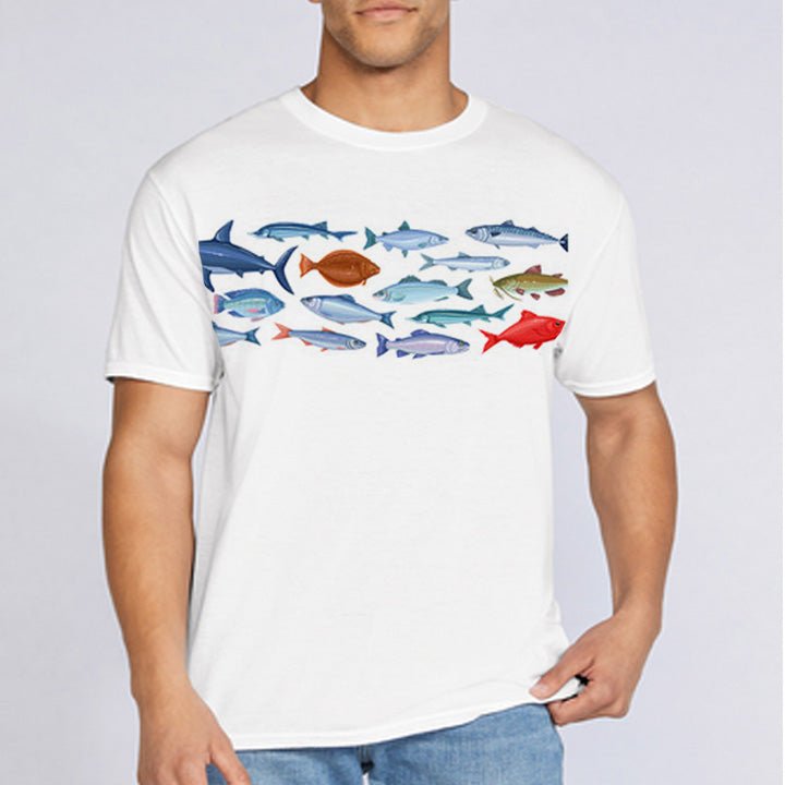 Fishes Fishing Fisherman T-Shirt - Celebrate Prints