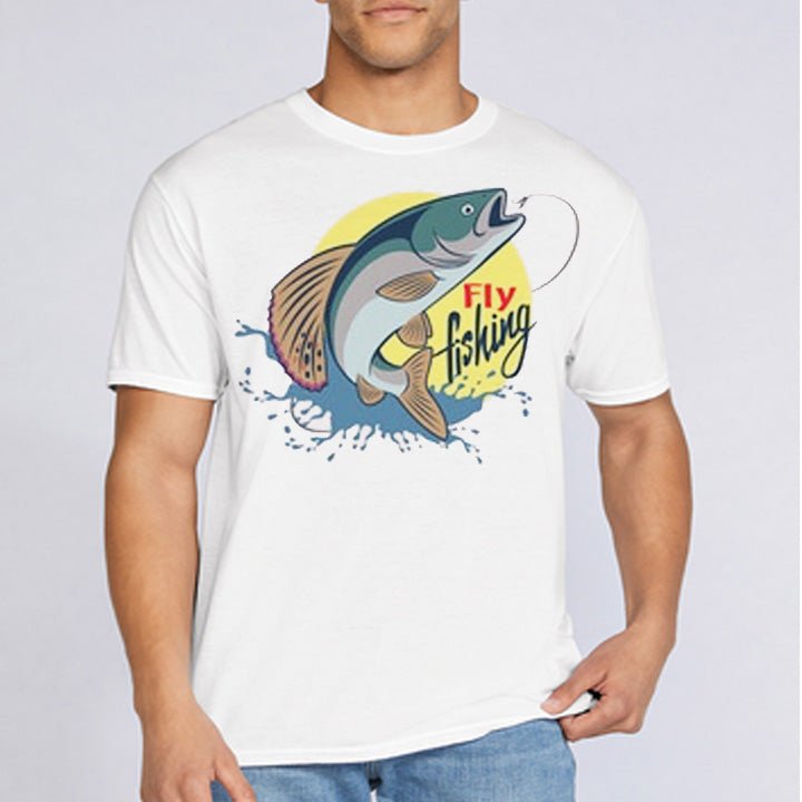  Fly Fishing Gifts Shirts for Men, Vintage Fish Fisherman Tee  T-Shirt : Clothing, Shoes & Jewelry