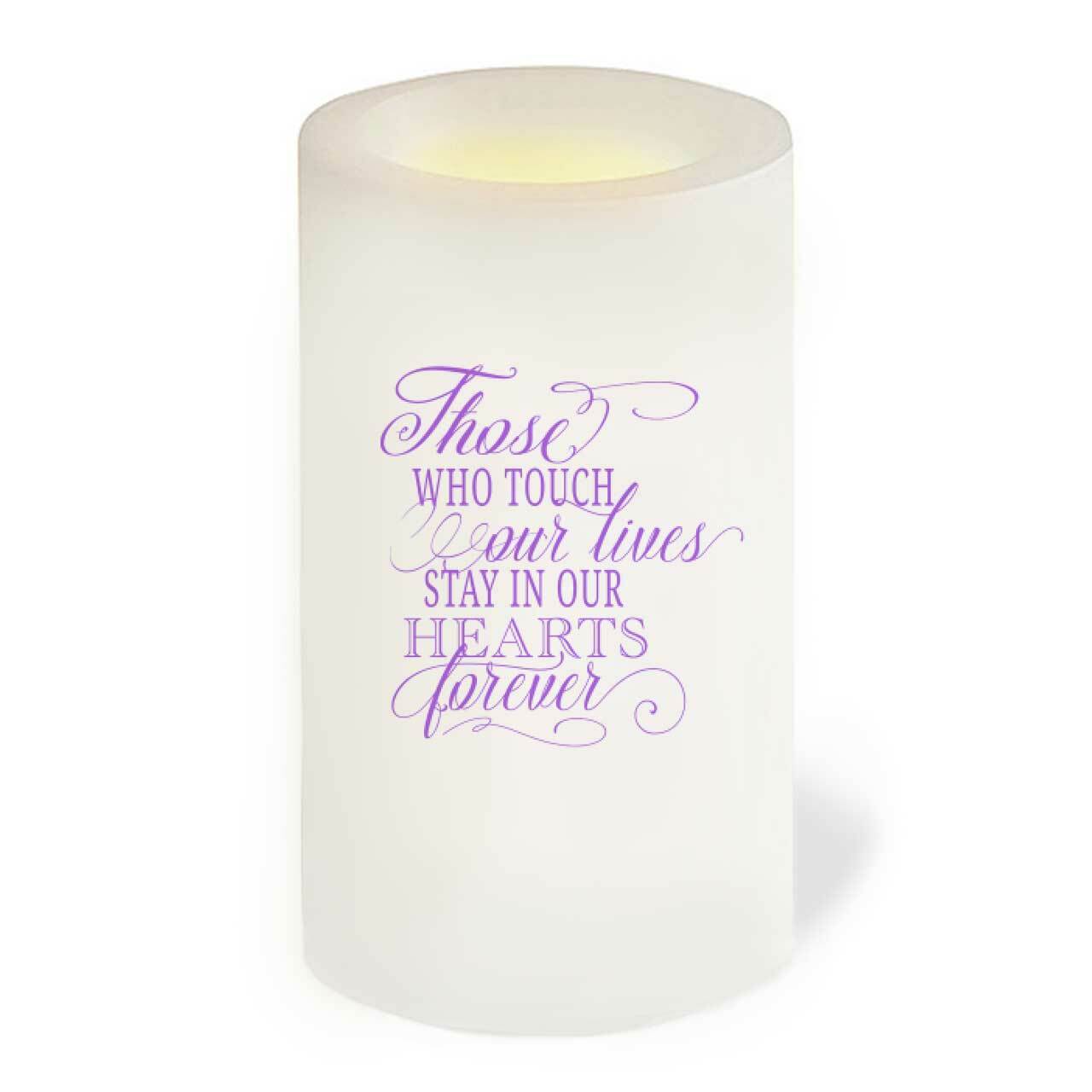 For Her LED Flameless Personalized Memorial Candle - Celebrate Prints