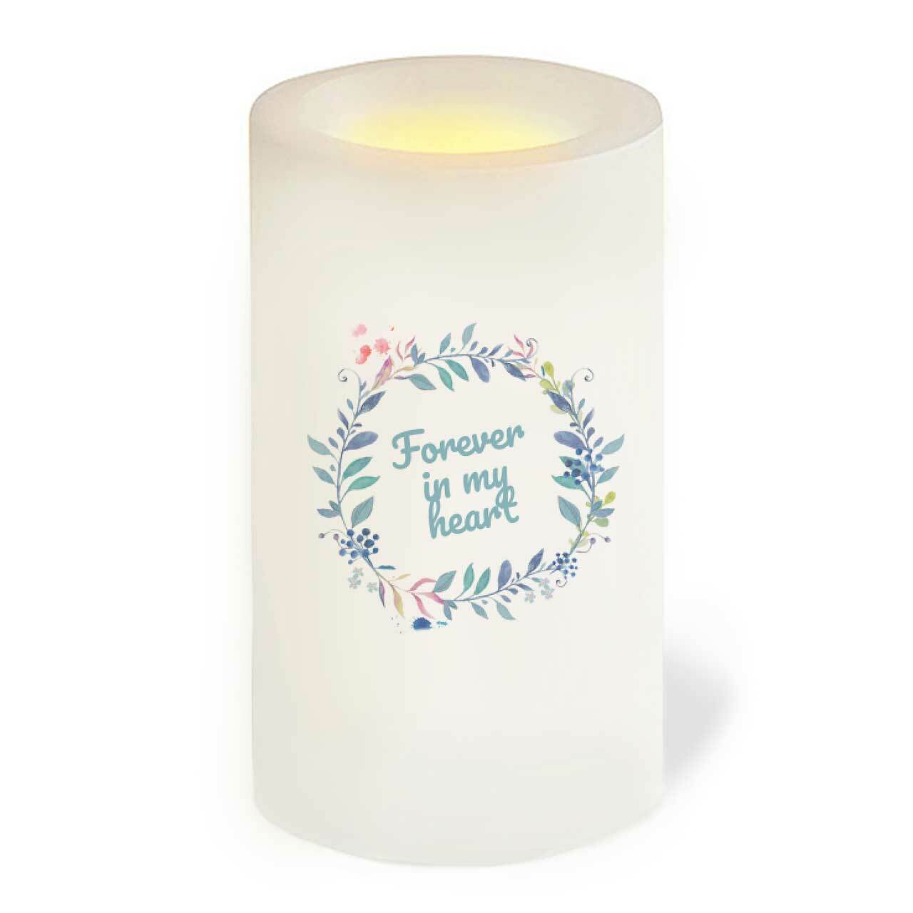 For Him Personalized Flameless LED Memorial Candle - Celebrate Prints