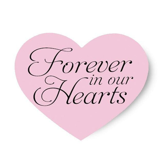 Forever In Our Hearts Share A Memory Remembrance Card (Pack of 25) - Celebrate Prints